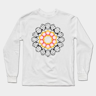 mandala Clamber drawingmandala Skip drawing Long Sleeve T-Shirt